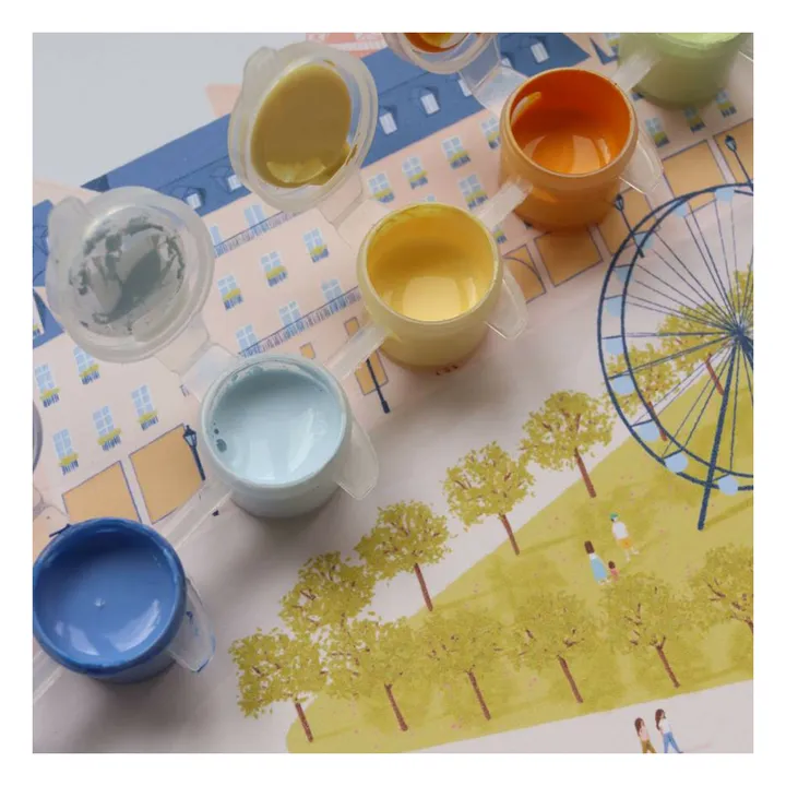 Numbered painting kit - Un printemps à Paris by Mabel Sorrentino- Product image n°3