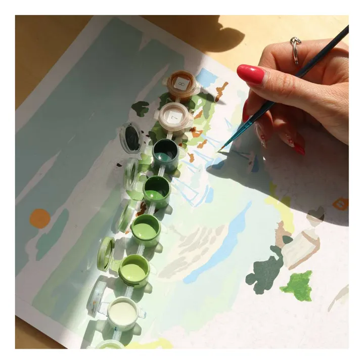 Numbered painting kit - Balade dans les Calanques by Sabina Fenn- Product image n°5