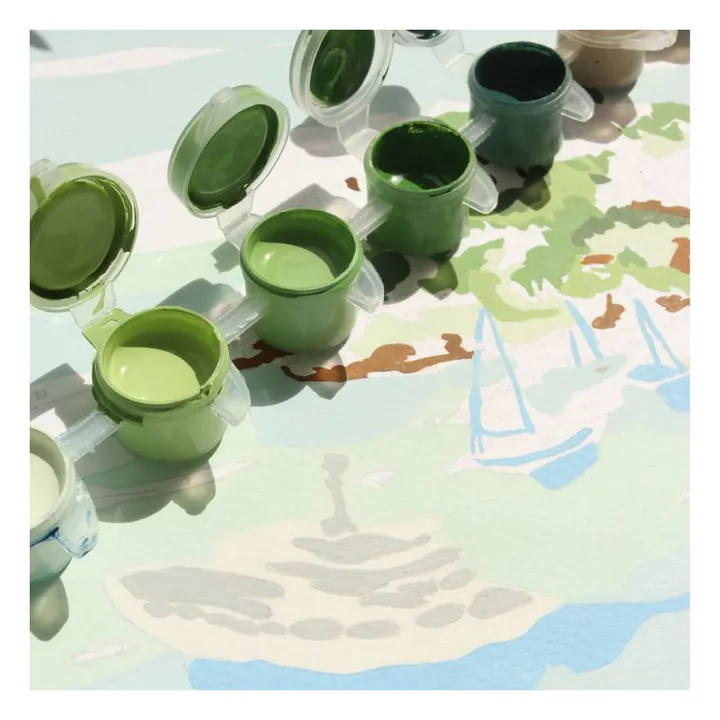 Numbered painting kit - Balade dans les Calanques by Sabina Fenn- Product image n°3