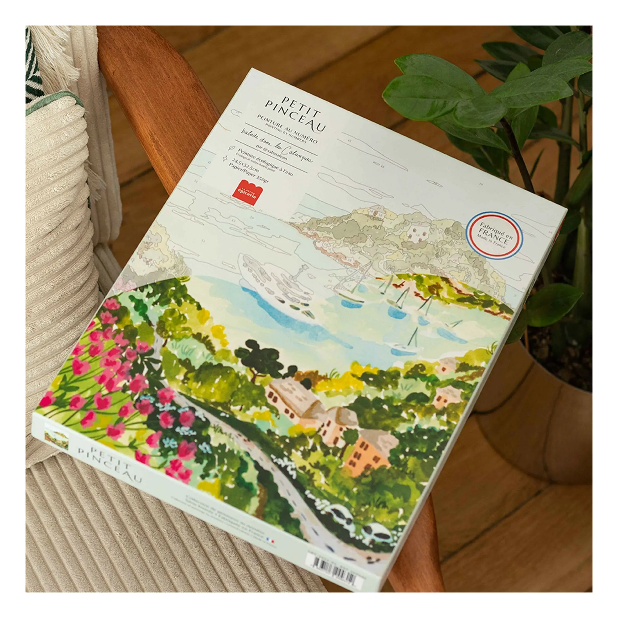 Numbered painting kit - Balade dans les Calanques by Sabina Fenn- Product image n°2