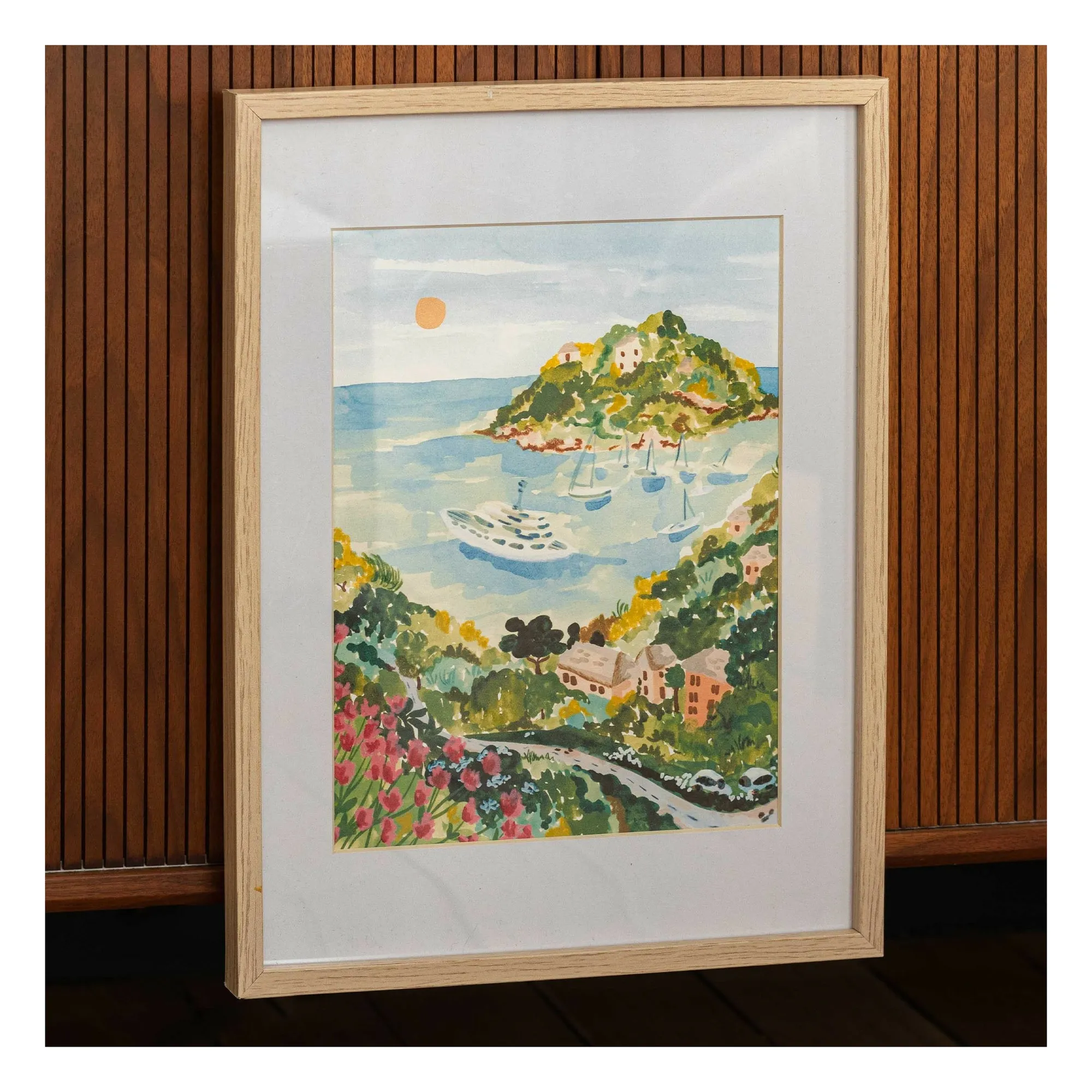 Numbered painting kit - Balade dans les Calanques by Sabina Fenn- Product image n°1