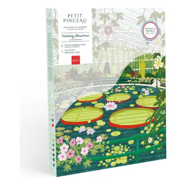 Kit für das Malen nach Zahlen - Waterlily Glasshouse von Elaine Lee- Produktbild Nr. 0