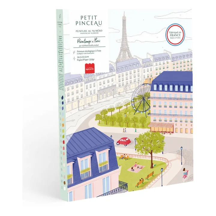 Numbered painting kit - Un printemps à Paris by Mabel Sorrentino- Product image n°0