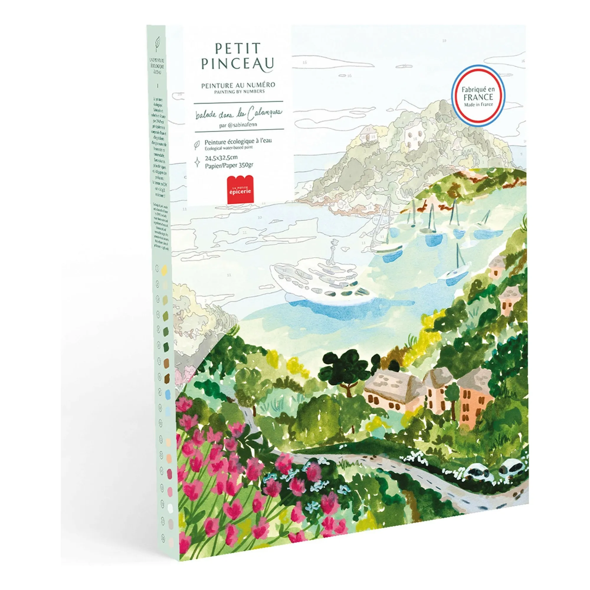 Numbered painting kit - Balade dans les Calanques by Sabina Fenn- Product image n°0