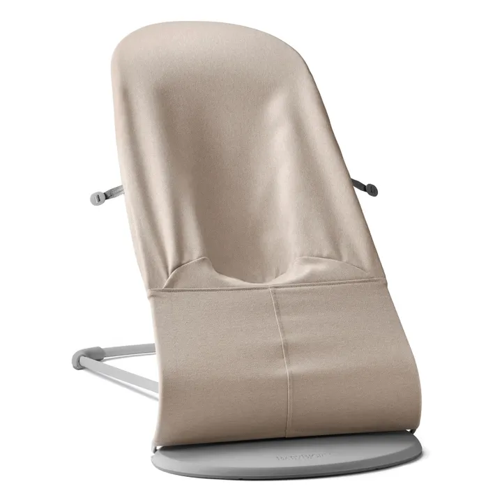 Tumbona Bliss de punto jaspeado | Beige- Imagen del producto n°3