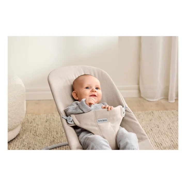 Tumbona Bliss de punto jaspeado | Beige- Imagen del producto n°6