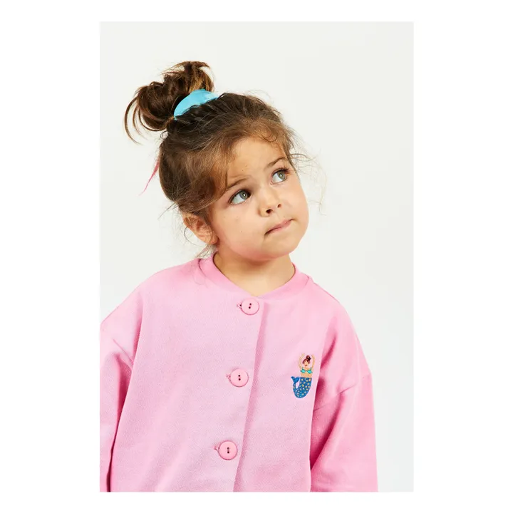Gilet Fortunee Coton Bio | Rose- Image produit n°0
