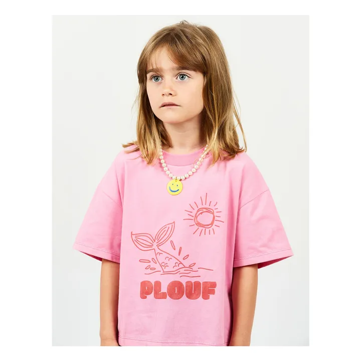T-Shirt Felina Coton Bio | Rose- Image produit n°3