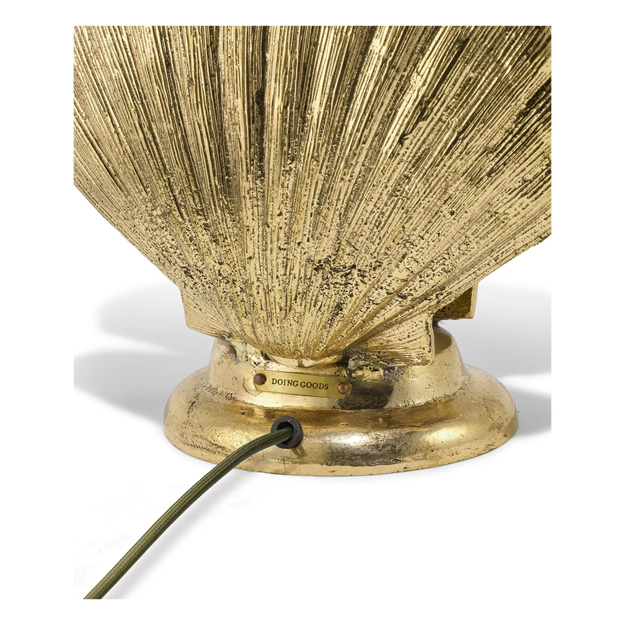 Lampe à poser coquillage | Laiton- Image produit n°3
