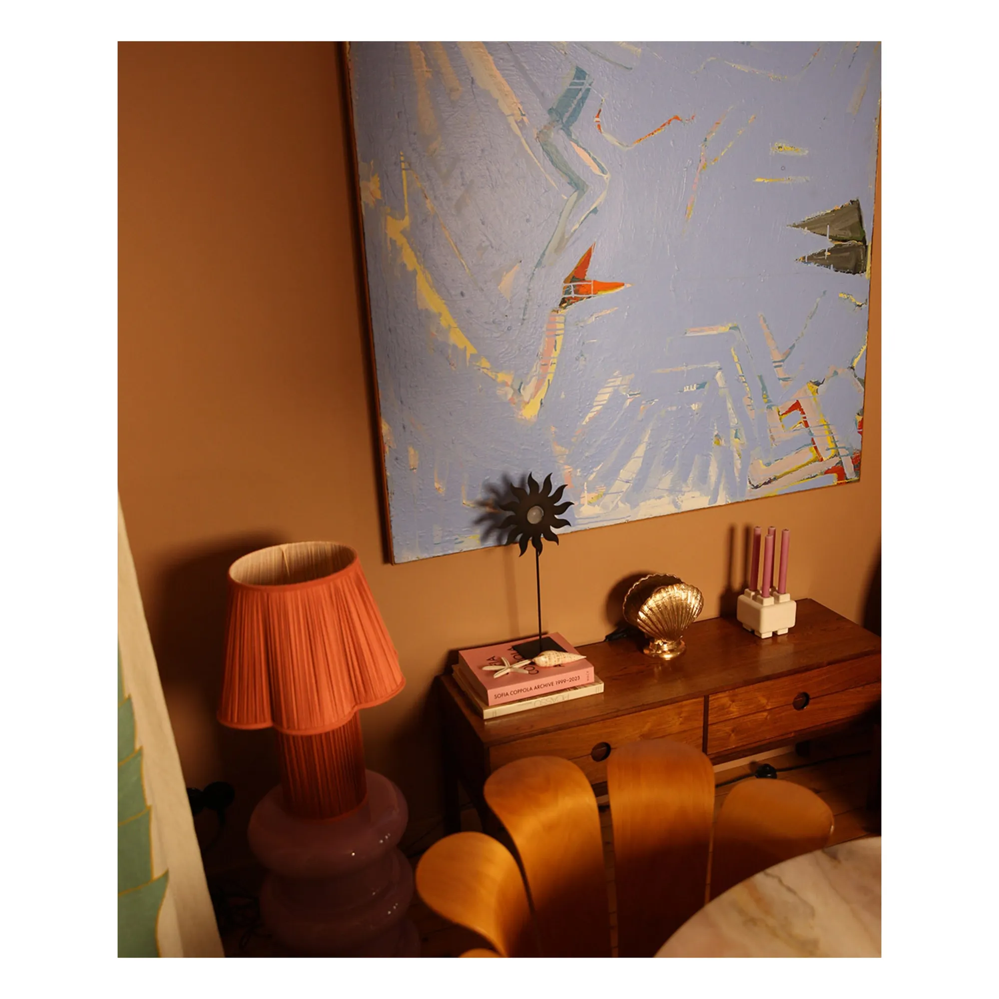 Lampe à poser coquillage | Laiton- Image produit n°6