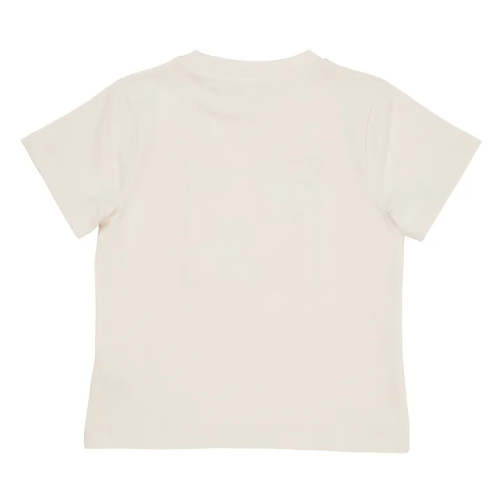 Camiseta bordada de algodón orgánico | Crudo- Imagen del producto n°2