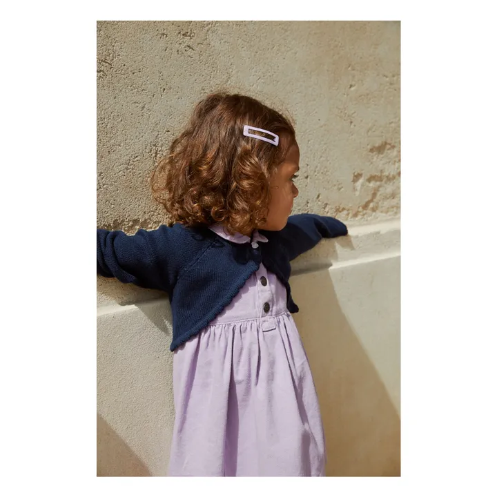 Boléro Coton Bio | Bleu marine- Image produit n°1