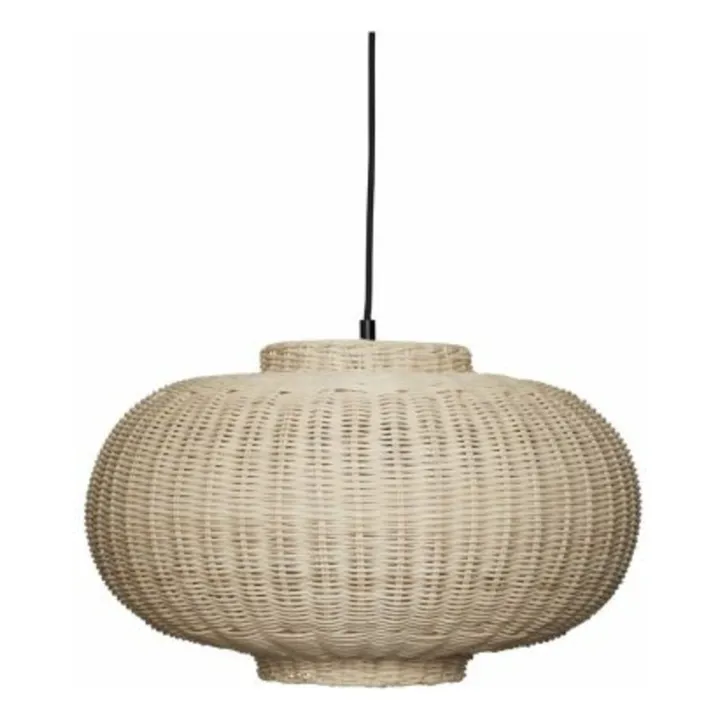 Suspension Elipse en rotin - Image produit n°0