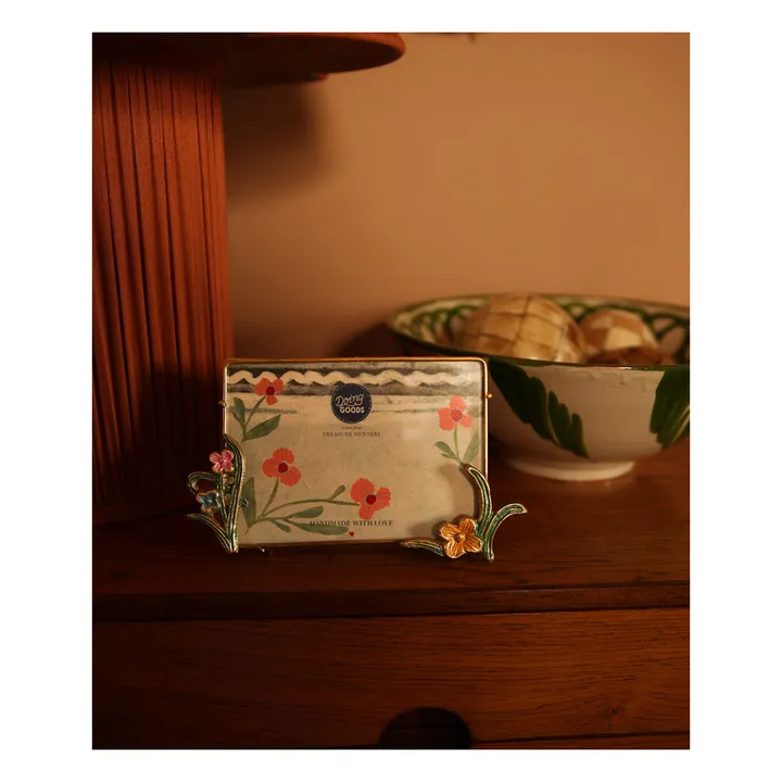 Cadre photo en laiton Ivy | Laiton- Image produit n°1