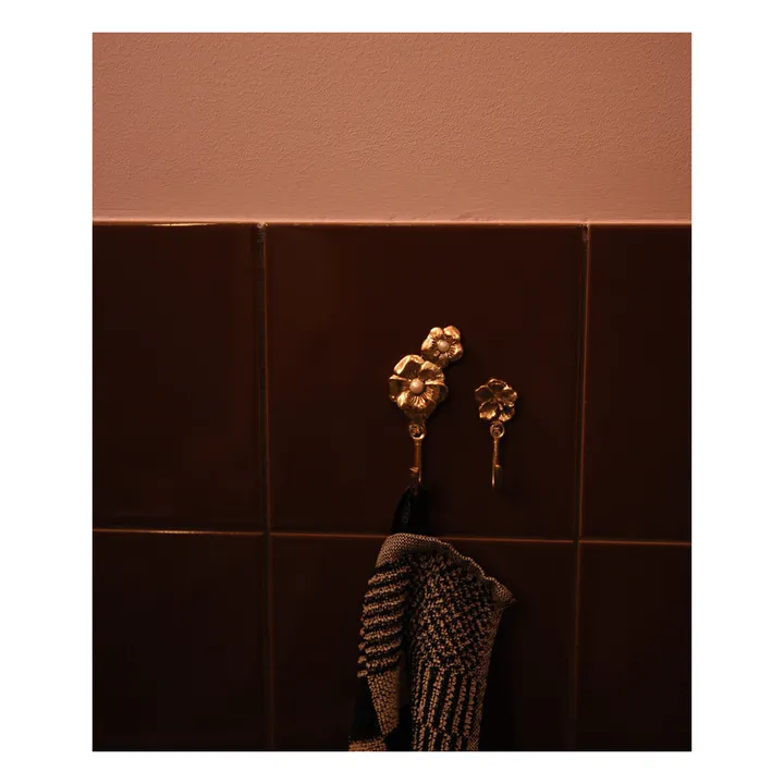 Patère Maisie Flower | Laiton- Image produit n°2