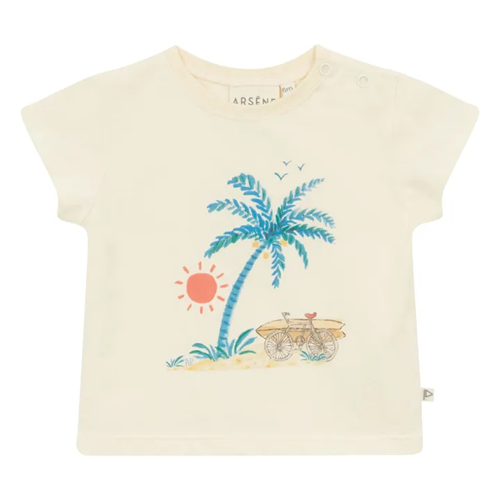 T-Shirt Florenzo Coton Bio | Ecru- Image produit n°0