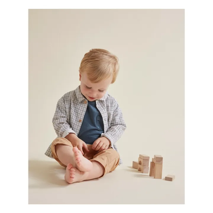 Pantalon Popeline Coton Bio | Camel- Image produit n°2