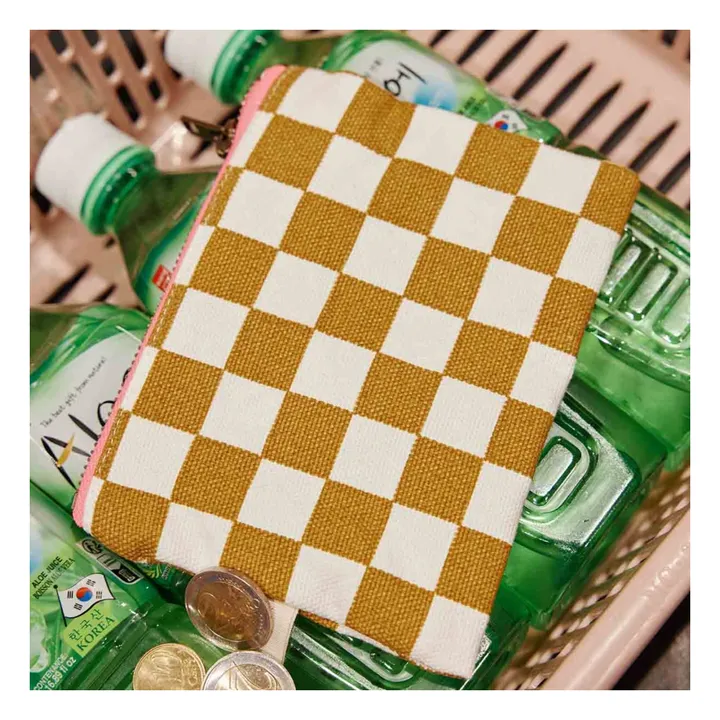 Bolso de mano Lili Check | Caramelo- Imagen del producto n°1