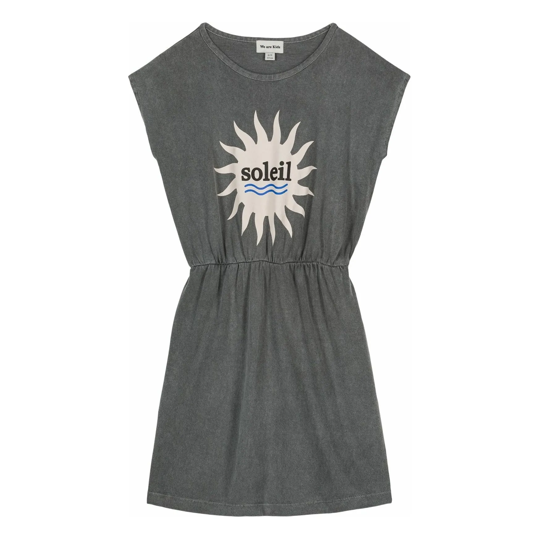 Robe Suzy Coton Bio | Gris anthracite- Image produit n°0
