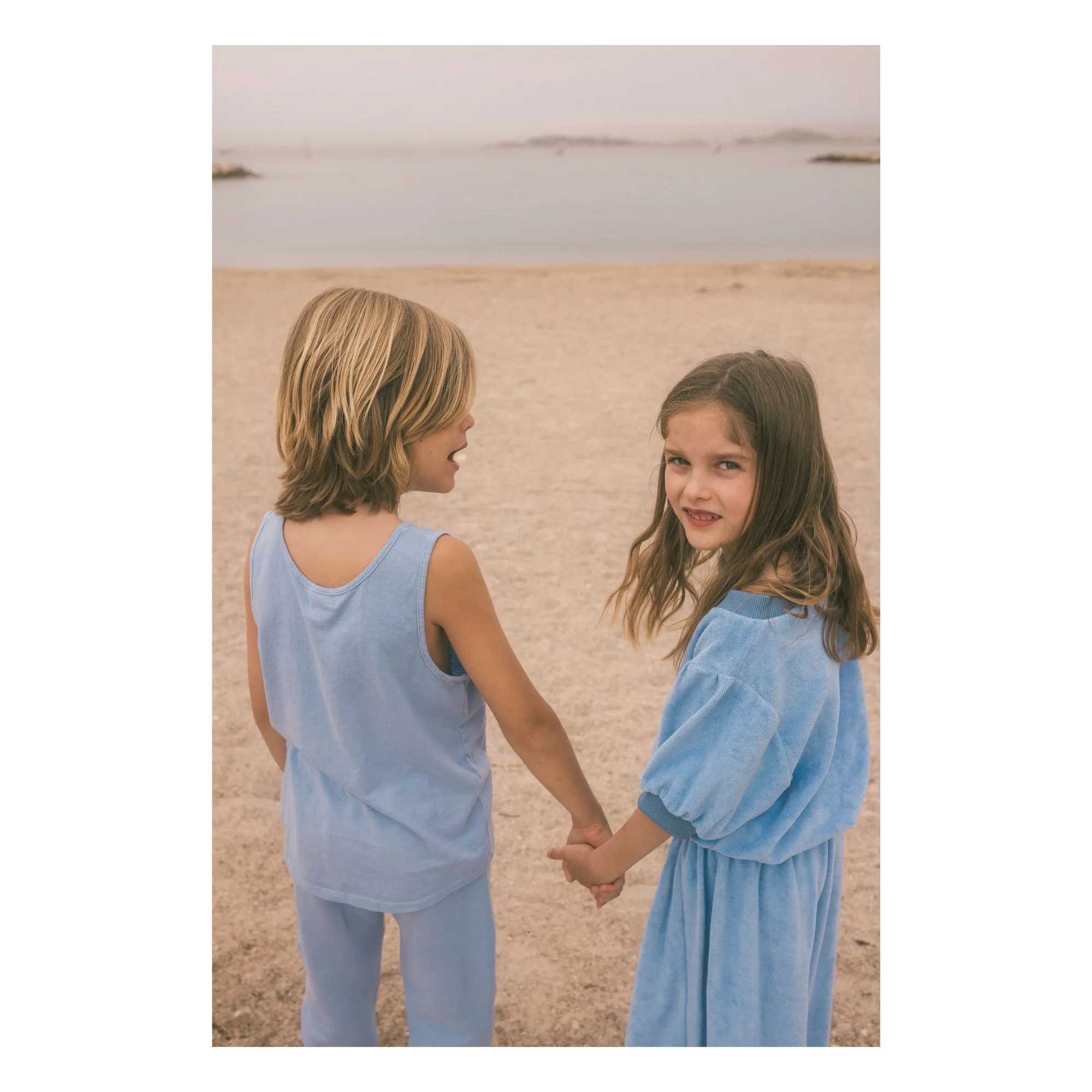 Jupe Harper Eponge Bio | Bleu Clair- Image produit n°3