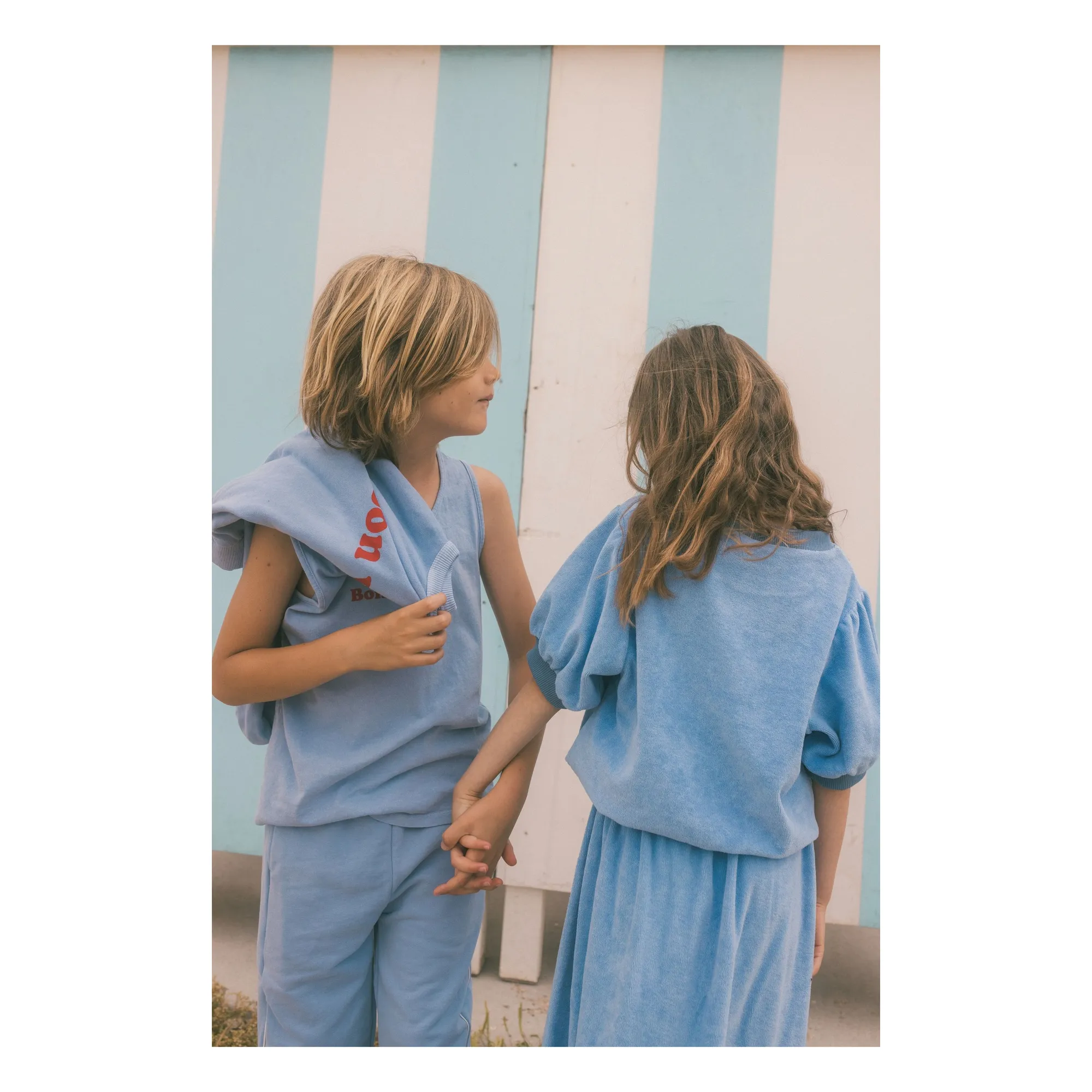 Jupe Harper Eponge Bio | Bleu Clair- Image produit n°2