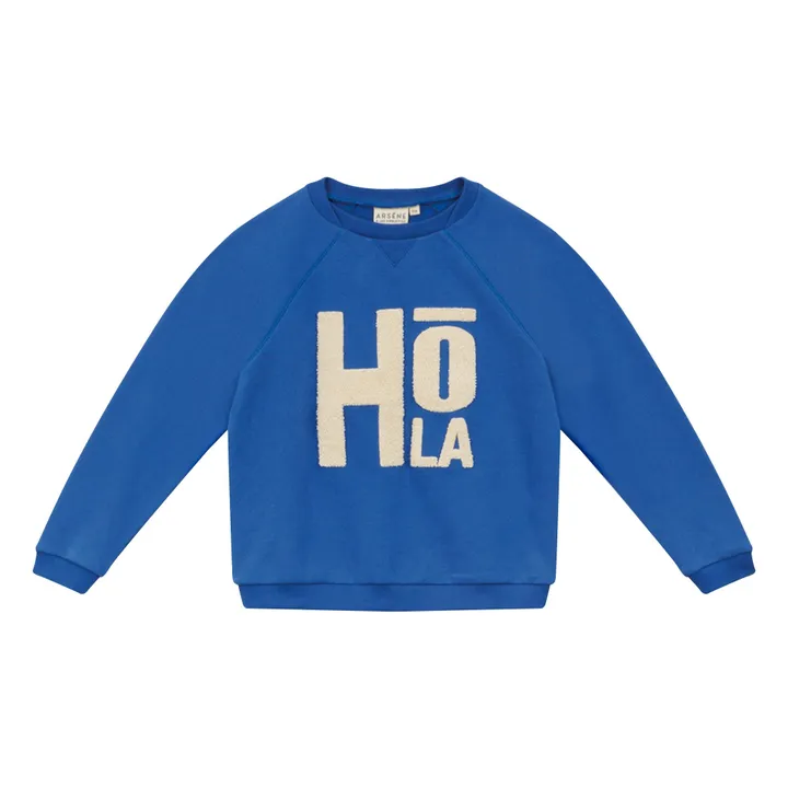Sweat Firmin Coton Bio | Bleu- Image produit n°2