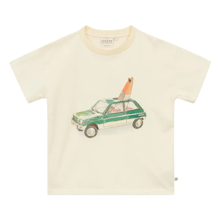 T-Shirt Felipe Coton Bio | Ecru- Image produit n°2