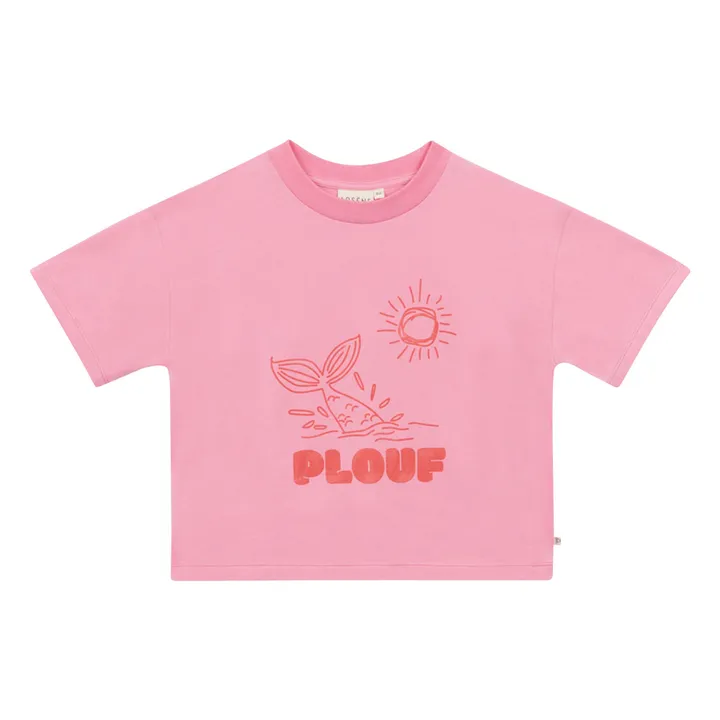 T-Shirt Felina Coton Bio | Rose- Image produit n°2