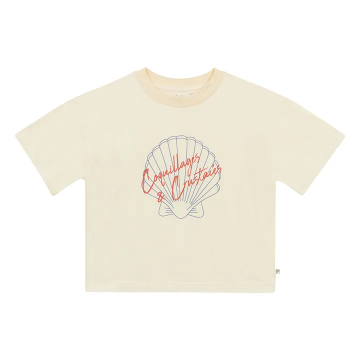 T-Shirt Firmaine Coton Bio | Ecru- Image produit n°0