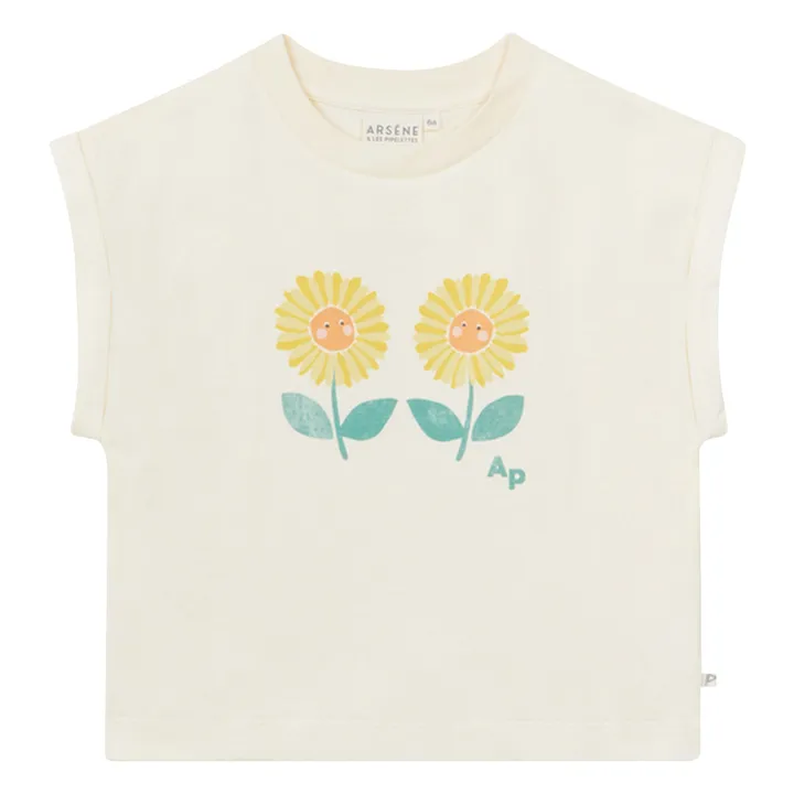 T-Shirt Fatilia Coton Bio | Ecru- Image produit n°2