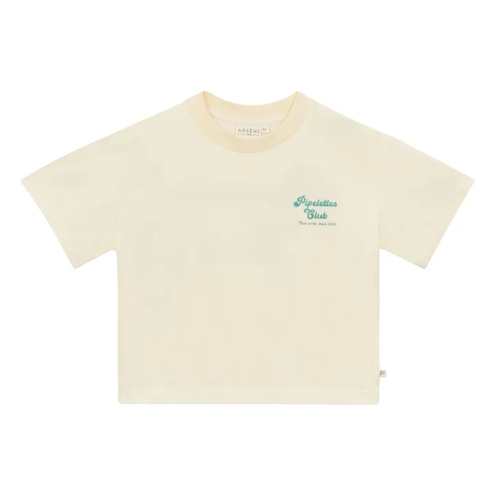 T-Shirt Felicine Coton Bio | Ecru- Image produit n°2