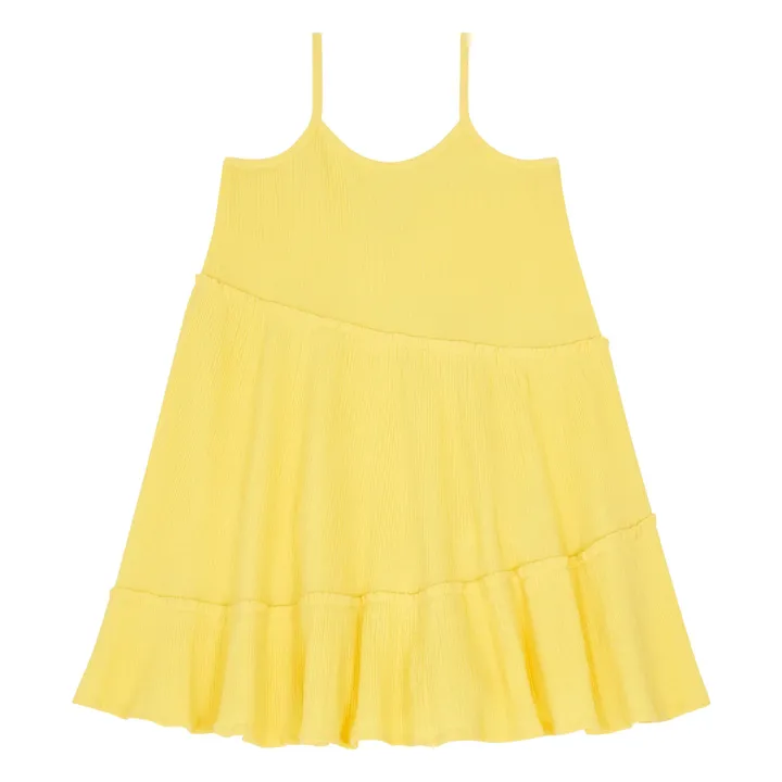 Robe en Gaze Coton Bio | Jaune pâle- Image produit n°0