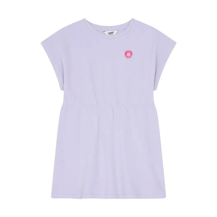 Robe Courte Coton Bio | Lilas- Image produit n°0