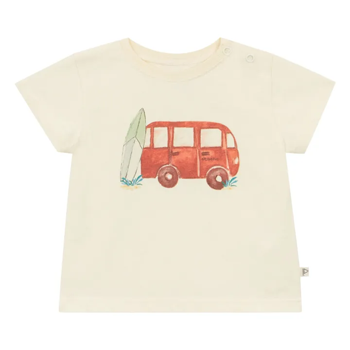 T-Shirt Florent Coton Bio | Ecru- Image produit n°0