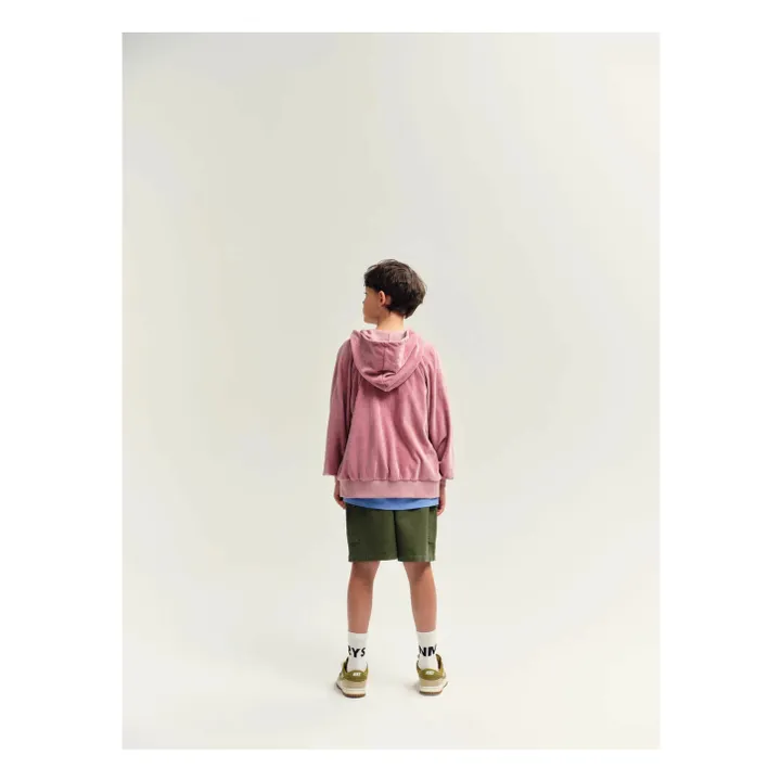 Pantalones cortos cargo de algodón orgánico | Khaki- Imagen del producto n°2