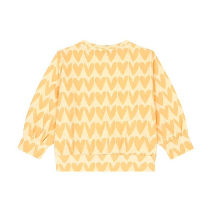 Sweat Coton Elasthane | Jaune pâle- Image produit n°2