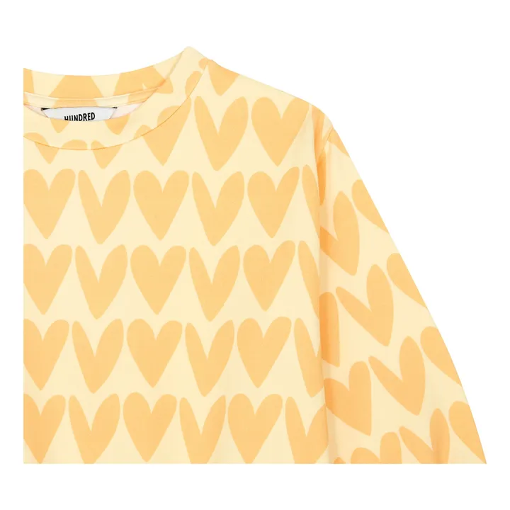 Sweat Coton Elasthane | Jaune pâle- Image produit n°1