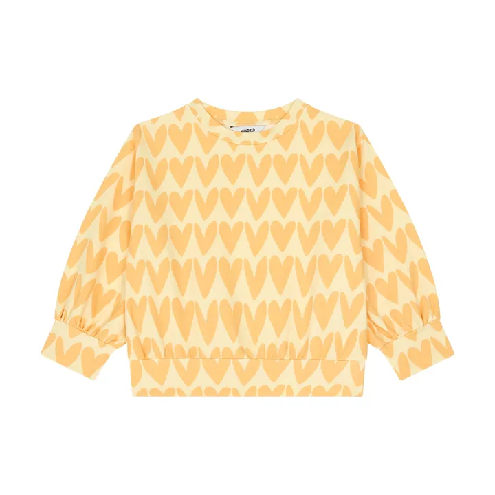 Sweat Coton Elasthane | Jaune pâle- Image produit n°0