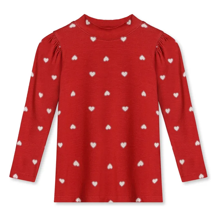 Camiseta Kelly Puff Fibras recicladas | Rojo- Imagen del producto n°0