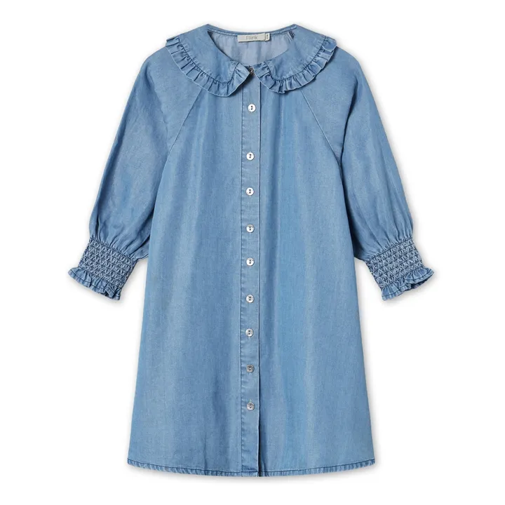 Robe Balou Fibres Recyclées | Bleu jean- Image produit n°0