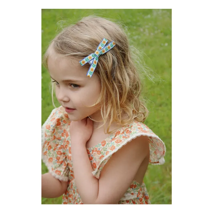 Verbena organic cotton dress | Orange- Product image n°6