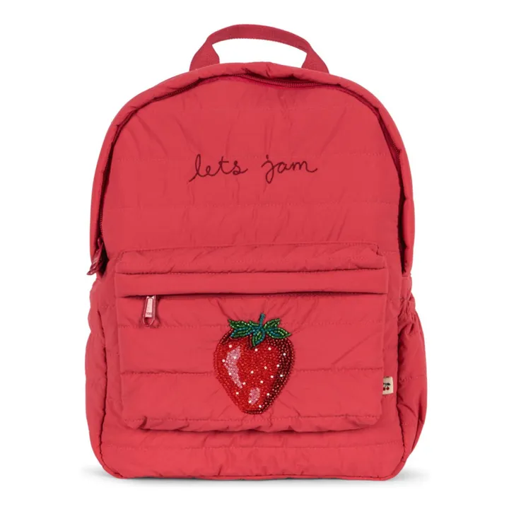 Juno Strawberry Backpack | Framboise- Product image n°0