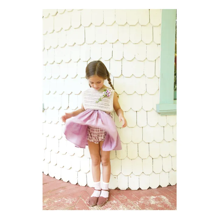 Bloomer Lottie Coton Bio | Mauve- Image produit n°1