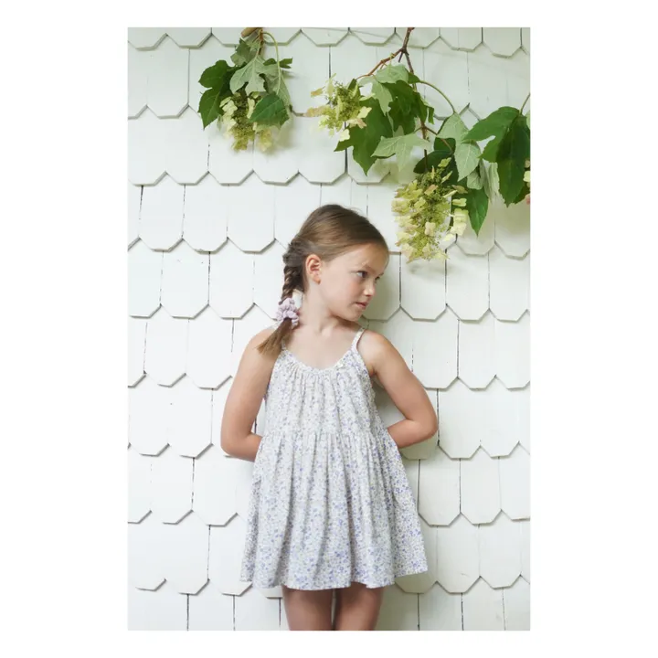 Robe Tunique Birdie Coton Bio | Bleu- Image produit n°1