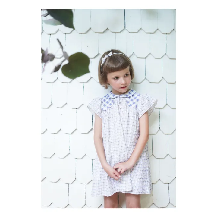 Robe Philomenia Coton Bio | Bleu- Image produit n°1