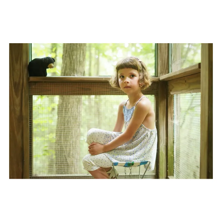 Organic Cotton Capri Legging | Ecru- Product image n°5