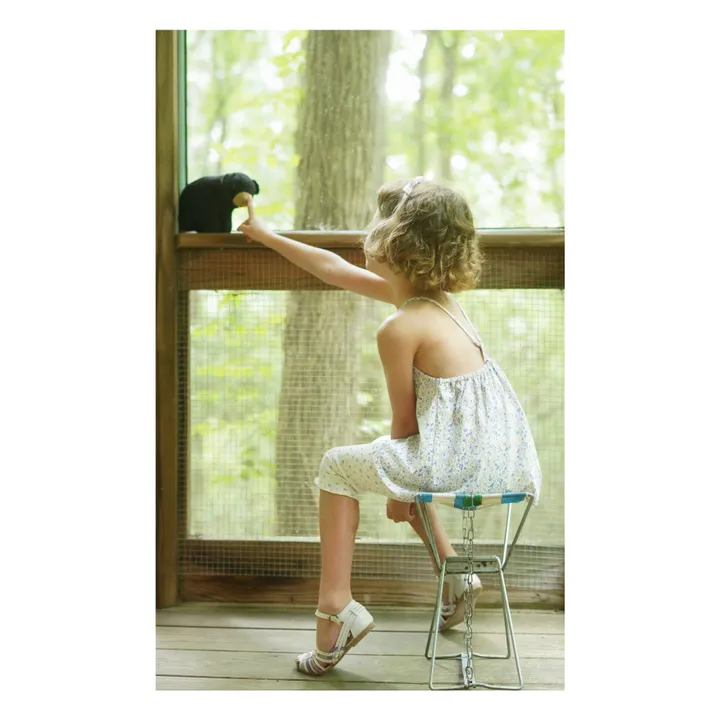 Organic Cotton Capri Legging | Ecru- Product image n°3