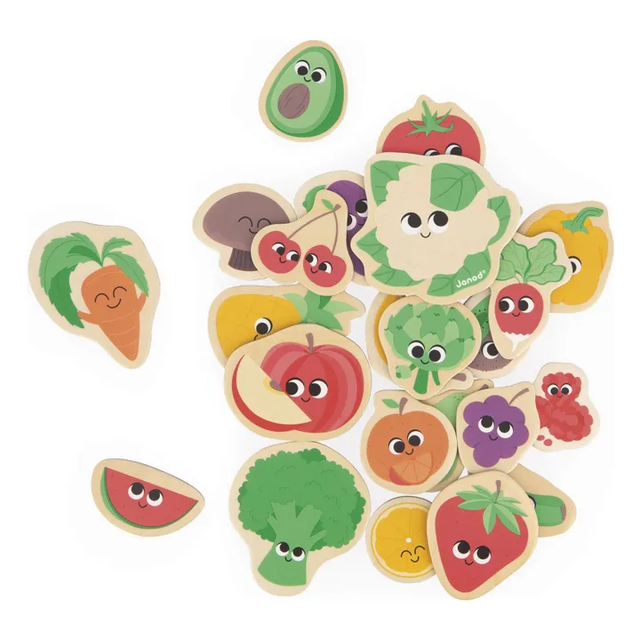 Magnets - Fruits & Vegetables - 24 pieces- Product image n°0