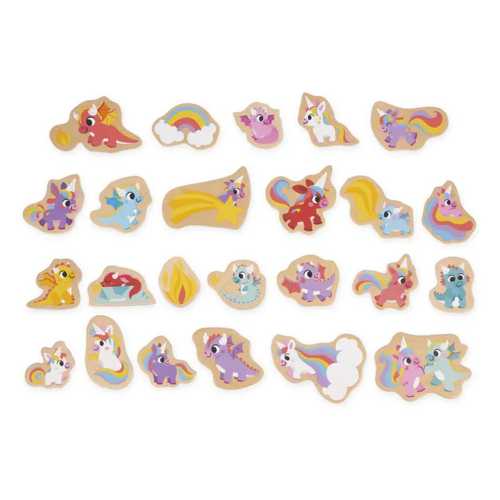 Magnets - Unicorns and Dragons - 24 pieces- Product image n°1