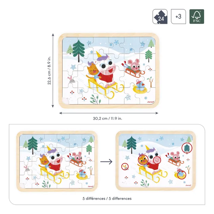 Puzzle di montagna - 24 pezzi- Immagine del prodotto n°6